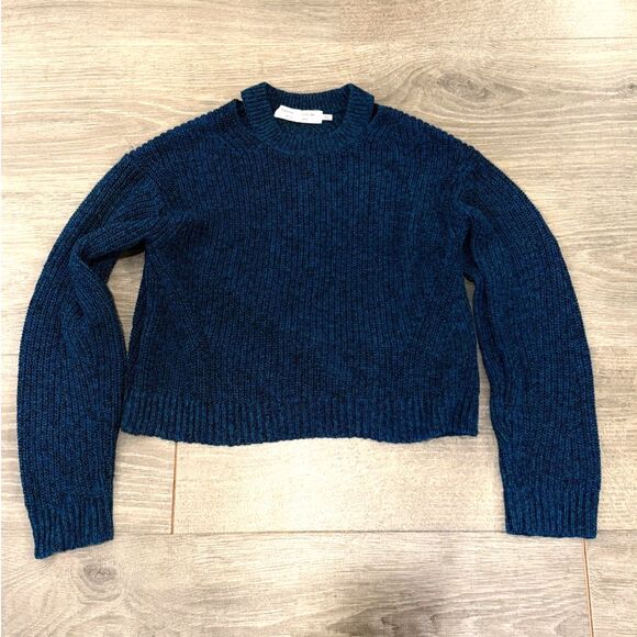 Proenza Schouler White Label Marled Cutout Sweater in Blue - Picture 4 of 7